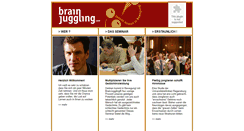 Desktop Screenshot of brainjuggling.com