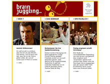 Tablet Screenshot of brainjuggling.com